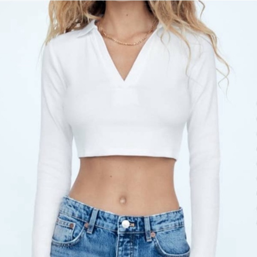 Black Zara long sleeve top